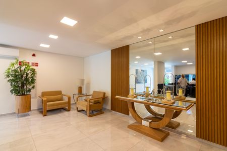 Apartamento à venda com 45m², 1 quarto e 2 vagas Apartamento à venda com 45m², 1 quarto e 2 vagasHall de entrada