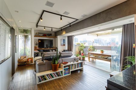 Sala de apartamento para alugar com 1 quarto, 92m² em Vila Olímpia, São Paulo