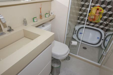 Apartamento à venda com 69m², 2 quartos e 2 vagasBanheiro Social