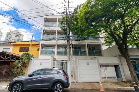 Studio para alugar com 24m², 0 quarto e sem vaga Studio para alugar com 24m², 0 quarto e sem vagaFachada + Placa