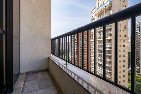 Sala - Varanda de apartamento à venda com 1 quarto, 42m² em Jardim Paulista, São Paulo