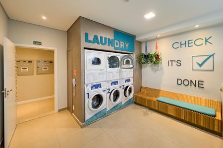 Studio à venda com 28m², 1 quarto e sem vagaLavanderia