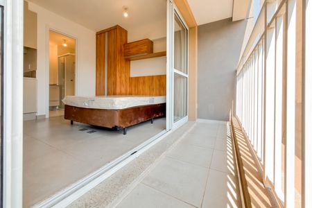 Studio à venda com 28m², 1 quarto e sem vagaVaranda