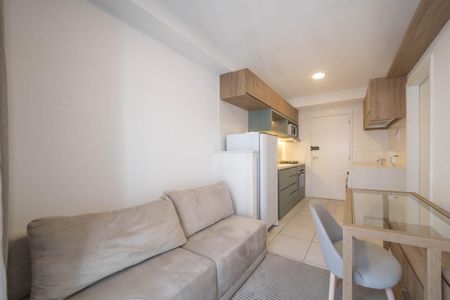Sala de apartamento para alugar com 1 quarto, 28m² em Jardim Caravelas, São Paulo