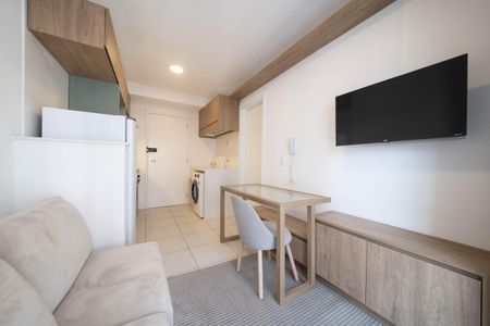 Sala de apartamento para alugar com 1 quarto, 28m² em Jardim Caravelas, São Paulo