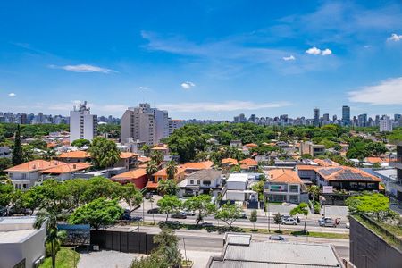 Sala - VIsta de apartamento à venda com 1 quarto, 50m² em Pinheiros, São Paulo