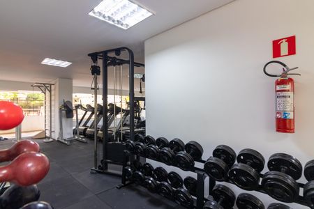 Apartamento para alugar com 42m², 1 quarto e 1 vaga Apartamento para alugar com 42m², 1 quarto e 1 vagaÁrea comum - Academia