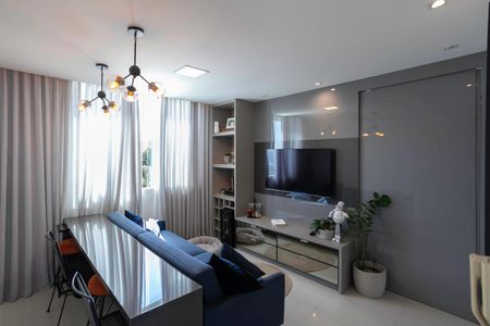 Sala de apartamento à venda com 2 quartos, 53m² em Serrano, Belo Horizonte