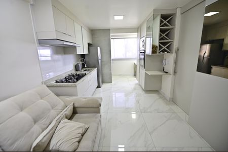 Sala de apartamento para alugar com 1 quarto, 52m² em Jardim Goiás, Goiânia
