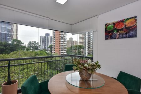 Varanda de apartamento à venda com 1 quarto, 58m² em Morumbi, São Paulo