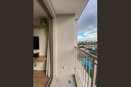 Varanda de apartamento à venda com 1 quarto, 32m² em Campo Belo, São Paulo