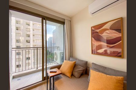 Sala de apartamento à venda com 1 quarto, 32m² em Campo Belo, São Paulo