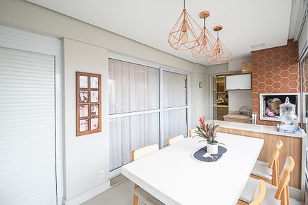 Varanda gourmet de apartamento à venda com 3 quartos, 117m² em Baeta Neves, São Bernardo do Campo