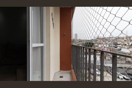 Sacada da Sala de apartamento para alugar com 3 quartos, 65m² em Vila Araguaia, São Paulo