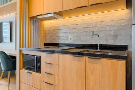 Studio à venda com 28m², 1 quarto e sem vagaCozinha