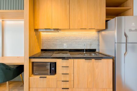 Studio à venda com 28m², 1 quarto e sem vagaCozinha