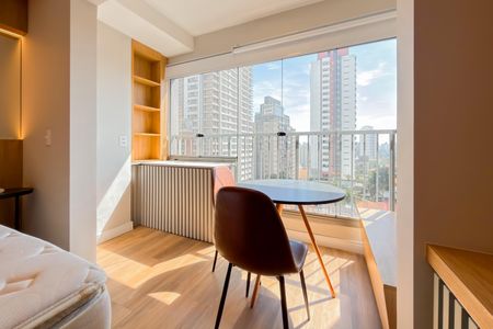 Studio à venda com 28m², 1 quarto e sem vagaVaranda 