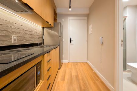 Studio à venda com 28m², 1 quarto e sem vagaCozinha