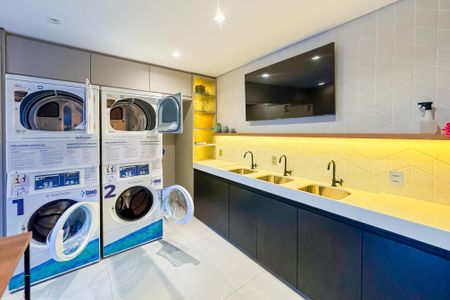 Studio à venda com 28m², 1 quarto e sem vagaLavanderia