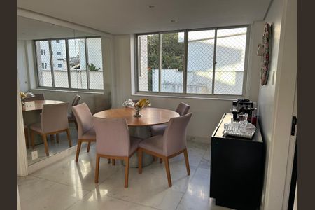 sala de apartamento à venda com 4 quartos, 125m² em Sion, Belo Horizonte