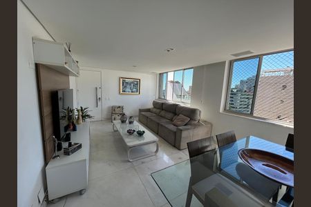 sala de apartamento à venda com 4 quartos, 125m² em Sion, Belo Horizonte