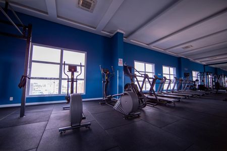 Apartamento para alugar com 55m², 1 quarto e 2 vagas Apartamento para alugar com 55m², 1 quarto e 2 vagasÁrea comum - Academia