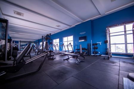 Apartamento para alugar com 55m², 1 quarto e 2 vagas Apartamento para alugar com 55m², 1 quarto e 2 vagasÁrea comum - Academia