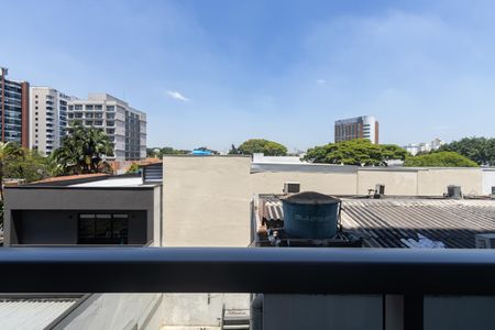 Studio à venda com 25m², 1 quarto e sem vagaVaranda