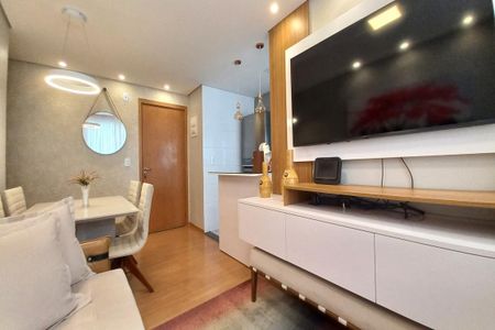Sala  de apartamento à venda com 2 quartos, 47m² em Fundacao da Casa Popular, Campinas