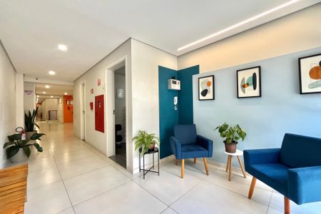 Apartamento para alugar com 53m², 1 quarto e sem vagaHall social