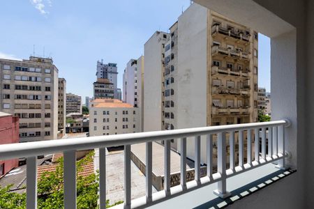 Varanda do Studio de kitnet/studio para alugar com 1 quarto, 21m² em Campos Elíseos, São Paulo