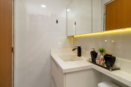 Apartamento à venda com 48m², 2 quartos e 1 vaga Apartamento à venda com 48m², 2 quartos e 1 vagaBanheiro
