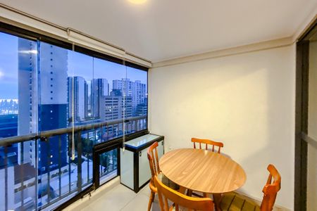 Varanda do Studio de kitnet/studio para alugar com 1 quarto, 29m² em Vila Mariana, São Paulo