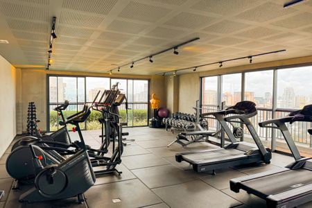 Studio para alugar com 29m², 1 quarto e sem vaga Studio para alugar com 29m², 1 quarto e sem vagaAcademia