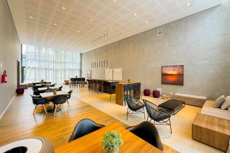 Studio para alugar com 29m², 1 quarto e sem vaga Studio para alugar com 29m², 1 quarto e sem vagaSalão de Festas