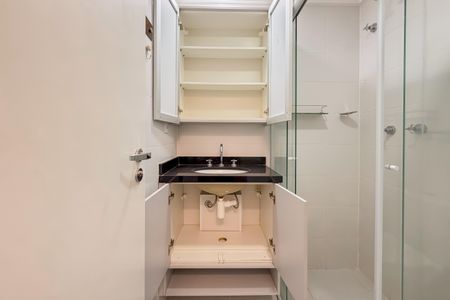 Studio para alugar com 29m², 1 quarto e sem vaga Studio para alugar com 29m², 1 quarto e sem vagaBanheiro