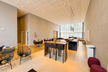 Studio para alugar com 29m², 1 quarto e sem vaga Studio para alugar com 29m², 1 quarto e sem vagaSalão de Festas