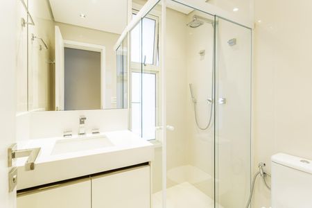 Apartamento para alugar com 124m², 2 quartos e 3 vagasBanheiro da Suíte 1