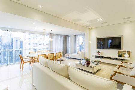 Apartamento para alugar com 124m², 2 quartos e 3 vagasSala