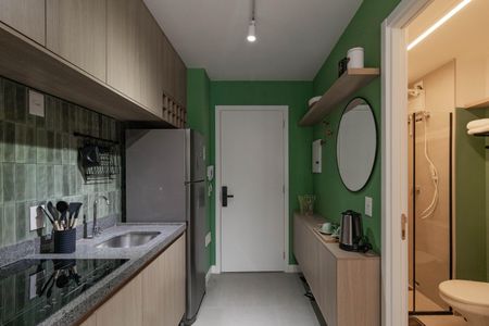 Studio para alugar com 27m², 1 quarto e sem vagaCozinha