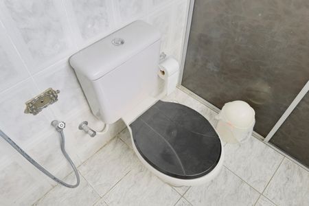 Studio para alugar com 30m², 1 quarto e sem vaga Studio para alugar com 30m², 1 quarto e sem vagaBanheiro da Suíte