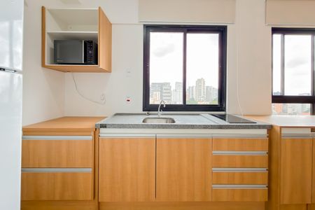 Studio para alugar com 28m², 1 quarto e sem vaga Studio para alugar com 28m², 1 quarto e sem vagaCozinha