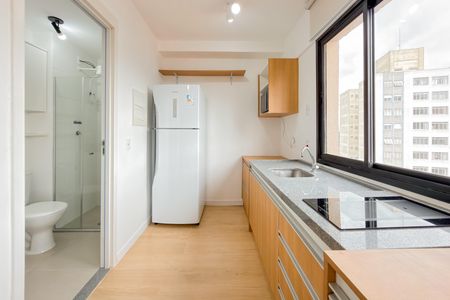 Studio para alugar com 28m², 1 quarto e sem vaga Studio para alugar com 28m², 1 quarto e sem vagaCozinha