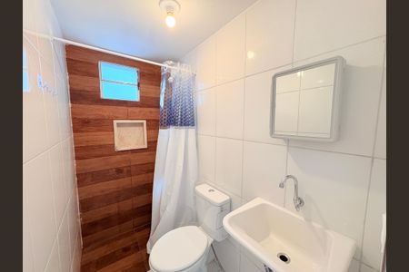 Banheiro Social de kitnet/studio para alugar com 1 quarto, 36m² em Jardim Itália, Várzea Paulista