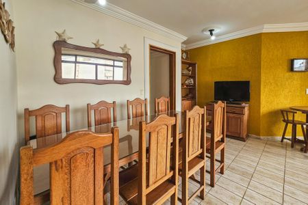 Sala de apartamento para alugar com 4 quartos, 110m² em Vila Alzira, Guarujá