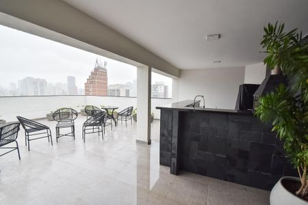 Apartamento para alugar com 33m², 1 quarto e 1 vaga Apartamento para alugar com 33m², 1 quarto e 1 vagaÁrea comum - Churrasqueira