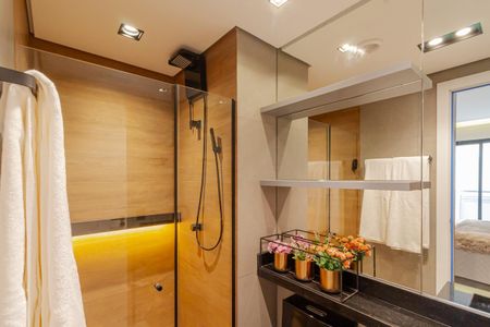 Studio para alugar com 30m², 1 quarto e sem vagaBanheiro da Suíte