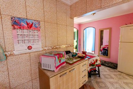 Cozinha e Área de Serviço de apartamento à venda com 3 quartos, 71m² em Vila Guiomar, Santo André