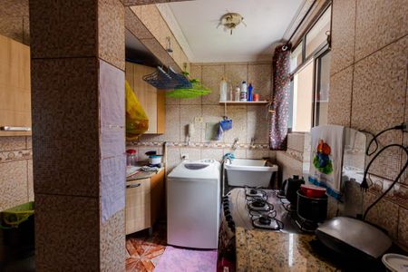 Cozinha e Área de Serviço de apartamento à venda com 3 quartos, 71m² em Vila Guiomar, Santo André