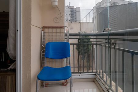 Varanda da Sala de apartamento para alugar com 2 quartos, 52m² em Vila Bela, São Paulo